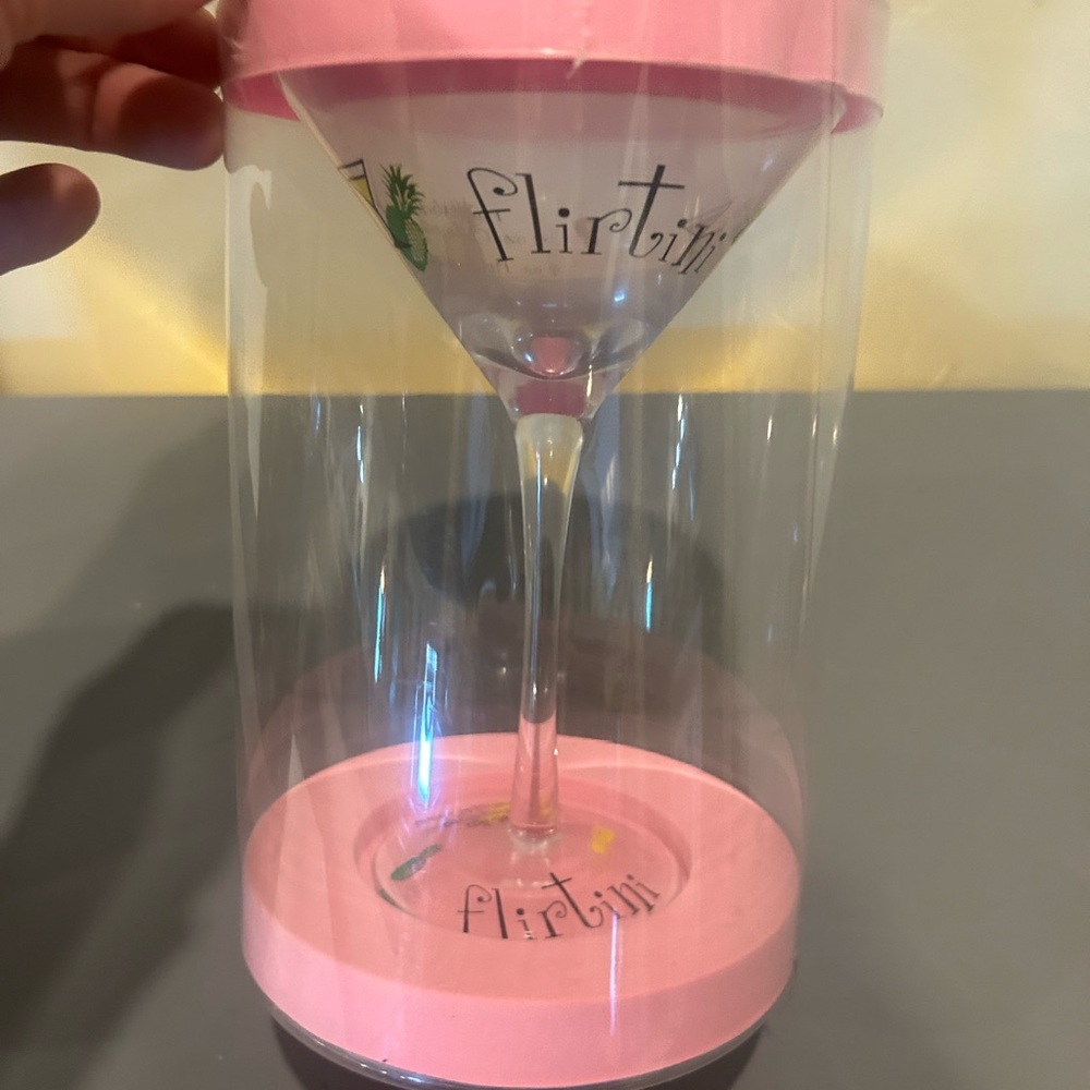 Flirtini martini glass